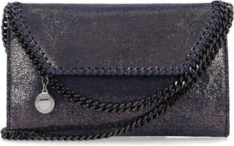 Stella McCartney Falabella Wallet on Chain - Dames - Clutches - Blauw - ONE Size - Tassen