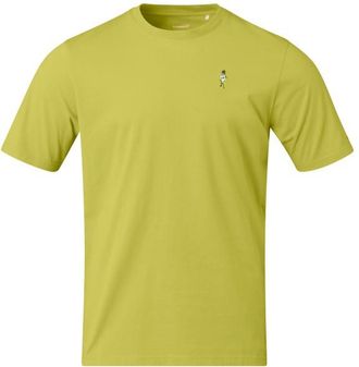 Norr&oslash;na 29 Cotton Activity Embroidery T-Shirt f&uuml;r Herren | gelb