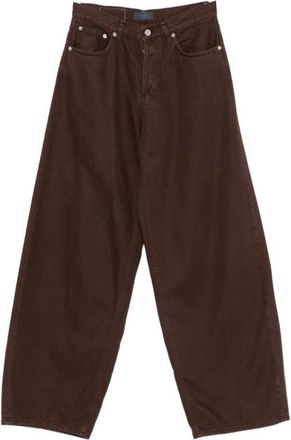 Haikure Brown Loose High Rise Jeans