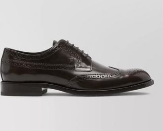 Tod's leather derby shoes