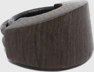 Monies Anello Monies in legno e pelle