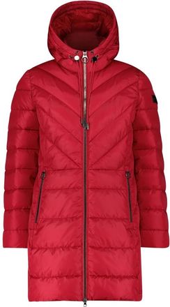 Betty Barclay Jassen, Dames, Rood, L, Gewatteerde Jas met Capuchon