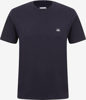 C.P. Company Kurzarm-T-Shirt mit Logopatch 30/1 Jersey