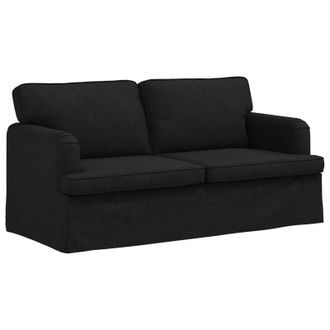 vidaXL Sof&aacute; Negro 162 X 80 X 85 Cm Tela Vidaxl