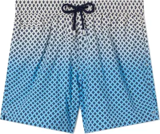 MC2 Saint Barth Gradient Design Shorts with Navy Drawstring