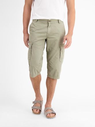 Lerros Bermudas LERROS LERROS Cargo-Longbermuda, Herren, Gr. 31, Normalgr&ouml;ssen, grau (tinted grau), 100% Baumwolle, Hosen Bermudas