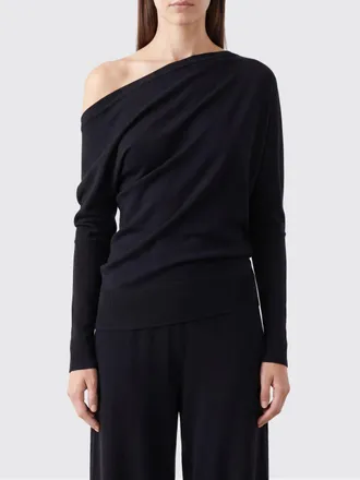 Tom Ford Asymmetrical Draped Merino Wool Jumper