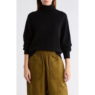 A.L.C. Teddy Cashmere Turtleneck Sweater in Black at Nordstrom Rack, Size Small