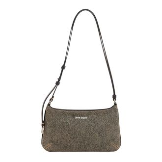 Palm Angels Dames, Tassen, Bruin, Maat: ONE Size Katoen
