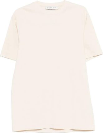 Carven T-shirt met ronde hals - Beige