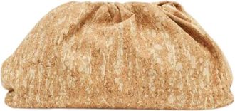 Bottega Veneta Pre-owned Leren Pouch - Dames - Vintage Clutch - Bruin - ONE Size - Leer - Vintage
