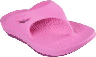 Skechers Womens Flip-Flop, Pink, 7