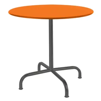 Schubiger M&ouml;bel Metall-Tisch Rigi Rund