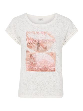 Protest T-Shirt PROTEST T-SHIRT PRTELLES 24, Damen, Gr. XXL, weiss (canvassanftes wei&szlig;), Obermaterial: 60% Baumwolle CO. 40% Polyester PES., Shirts T-Shirt