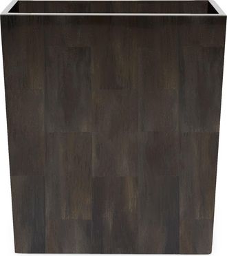 Pigeon and Poodle Arles Faux Horn Wastebasket in Dark at Nordstrom