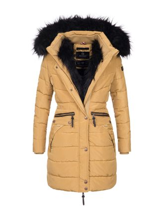 Navahoo Dames Winterjas Paula - Extra Warm, Waterafstotend & Met Afneembare Bontkraag