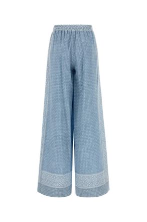 Ermanno Scervino D482p756ylt S4881 Stfazzolettodenimbianco Exterior: Silk Pantaloni Trousers