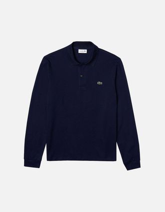 Lacoste Mens Lacoste Mens Navy Long Sleeved Polo Shirt - Size: 46