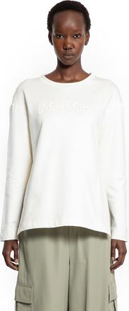 Max Mara Silk and Cotton Logo Sweatshirt