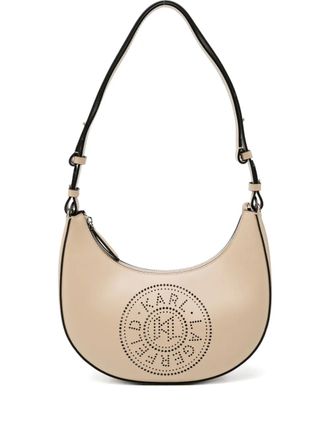 Karl Lagerfeld K Circle Moon shoulder bag - Beige