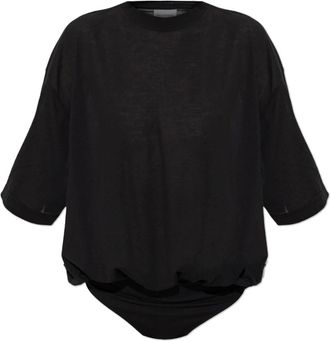 Balenciaga Body, female, Black, Size: S Oversized T-shirt Body