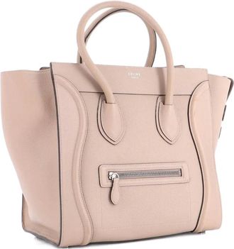 Celine Luggage Bag Grainy Leather Mini tote bag - Grijs