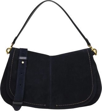 Gianni Chiarini Helena Round - Dames - Tassen - Blauw - Maat: ONE Size Leer