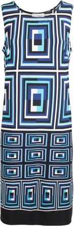 Joseph Ribkoff Korte Jurk - Dames - Korte kleedjes - Blauw - 3XL - Leer - Kleedjes