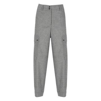 PESERICO Dames, Broeken, Grijs, Maat: XS