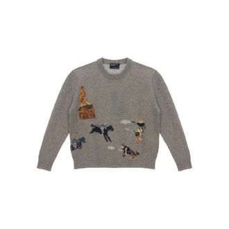 Enfants Riches Deprimes Come Live With Me Graphic Crew-neck Sweater