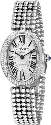 Gevril Group Piazza Navona Quartz White Dial Ladies Watch 14810B