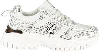 Laura Biagiotti Schoenen, Dames, Wit, 36 EU, Polyester, Bianco Polyurethane Sneaker