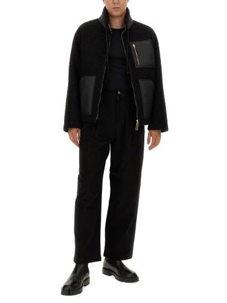 Moschino Barcode Cotton Trouser - Black