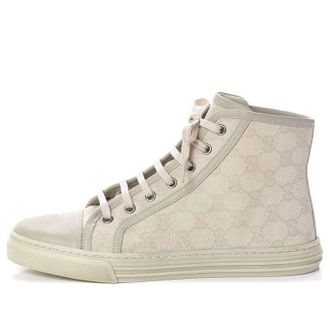 Gucci (WMNS) Gucci GG High Logo Print - White 426186-FV590-9073