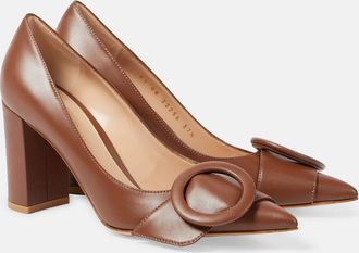 Gianvito Rossi 85 leather pumps