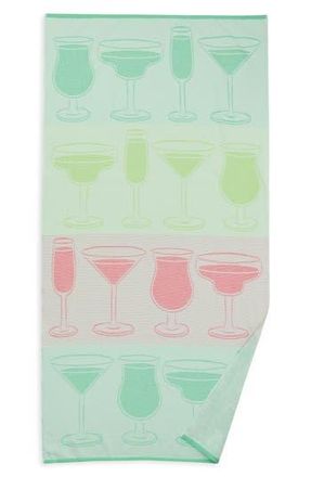 Nordstrom Rack Cheers Beach Towel in Green Honeydew Multi at Nordstrom Rack
