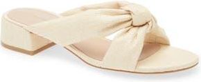Stuart Weitzman Playa 35 Knot Slide Sandal in Natural at Nordstrom Rack, Size 7.5