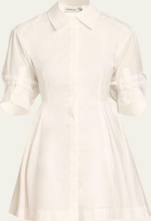 SIMKHAI Jazzie Short-Sleeve Mini Dress