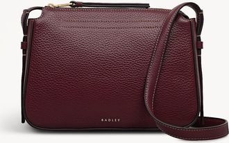 Radley London Dark Cherry Small Ziptop Cross Body Bag Oak Street SS26 Radley London