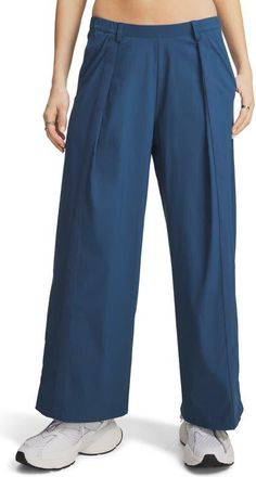 Under Armour Unstoppable Water Resistant Pleated Pants in Wham Blue //Wham Blue at Nordstrom, Size Xx-Large