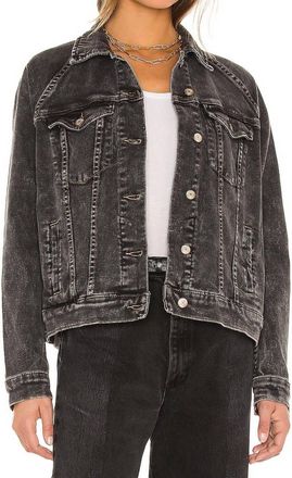 Pistola Denim Hayden Raglan Sleeve Denim Jacket In Nightcap