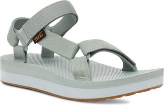 Teva Womens Midform Universal River Sandal In Wrought Iron / Pearl Blue