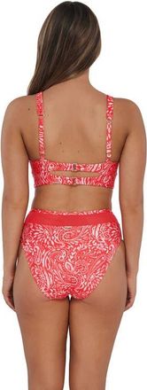 Sunsets Annie High Waist Bikini Swim Bottoms in Majorca at Nordstrom, Size X-Large