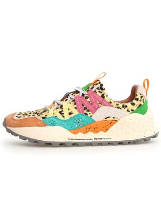 Flower Mountain Womens Pink Multi Washi Trainer - Size EU 36