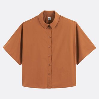 La Redoute Collections Hemd met korte mouwen, knoopsluiting voor