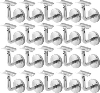 Vingo Swanew 20pcs Supporto Corrimano Acciaio Inox 304 Vite Fissa Gomito Supporto Corrimano Barra Per Corridoi Scale Interne Ed Esterne