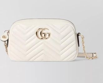Gucci gg marmont small leather shoulder bag