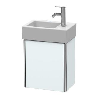 Duravit Duravit Xsquare Vanity Unidad De Pared 36.4x24.0 Cm, 1 Puerta, Colgado A La Izquierda, Para El Lavabo Vero Air 072438, Color (frente/cuerpo): Azul Cla