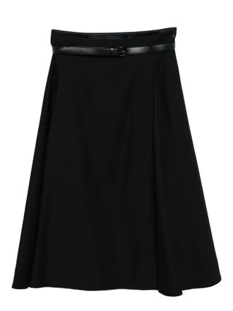 Juun.J Flared rok - Zwart