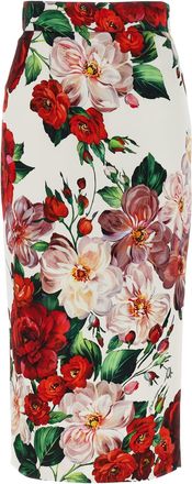 Dolce & Gabbana Floral Longuette Skirt